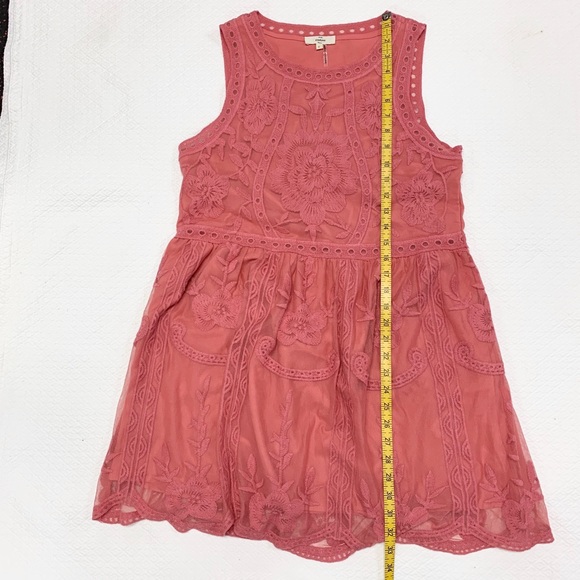Entro Lace Fit And Flare Sleeveless Dress S - Picture 9 of 9